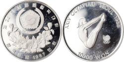 World Coins - Coin, KOREA-SOUTH, 10000 Won, 1987, BE, , Silver, KM:57