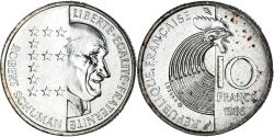 World Coins - Coin, France, Robert Schumann, 10 Francs, 1986, Monnaie de Paris, BU,
