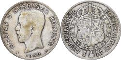 World Coins - Sweden, Gustaf V, 1 Krona, 1940, Kungsholmen, Silver, , KM:75.3
