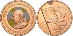 World Coins - Vatican, 2 Euro Cent, 2 C, Essai-Trial Benoit XVI, 2007, Copper,
