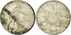 World Coins - Coin, France, Semeuse, Franc, 1906, Paris, , Silver, KM:844.1