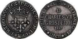 World Coins - France, Token, Collection BP, Gros Charles VII, 1968, Zamak,