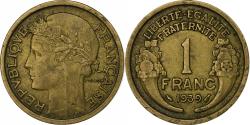 World Coins - France, Franc, Morlon, 1939, Paris, Aluminum-Bronze, , KM:885