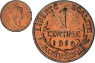 World Coins - Coin, France, Dupuis, Centime, 1919, Paris, , Bronze, KM:840