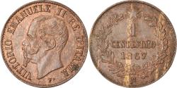 World Coins - Coin, Italy, Vittorio Emanuele II, Centesimo, 1867, Milan, , Copper