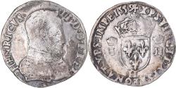 World Coins - Coin, France, Henri II, Teston à la tête nue, 1559, La Rochelle, 1st Type