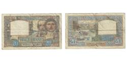 World Coins - France, 20 Francs, Science et Travail, 1941, F.569, VF(20-25), Fayette:12.18