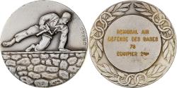 World Coins - France, Medal, Regional Air, Défense des Bases, n.d., Silvered bronze, Drago