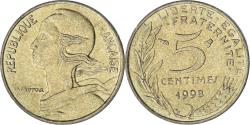 World Coins - France, Marianne, 5 Centimes, 1998, Paris, , Aluminum-Bronze, KM:933