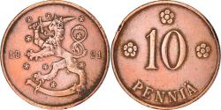 World Coins - Coin, Finland, 10 Pennia, 1921, , Copper, KM:24