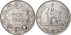 World Coins - France, Medal, Ecu Europa, Europe Assise, 1983, Copper-nickel, Rodier,