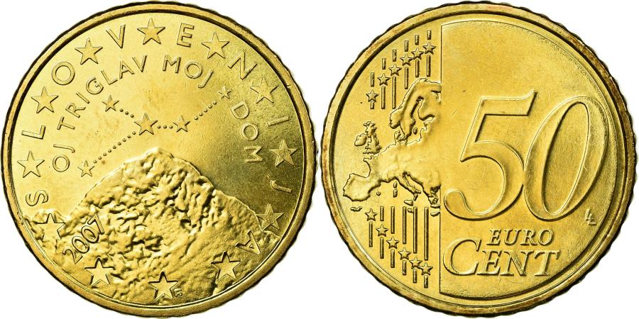 Slovenia Euro Cent Brass Km European Coins