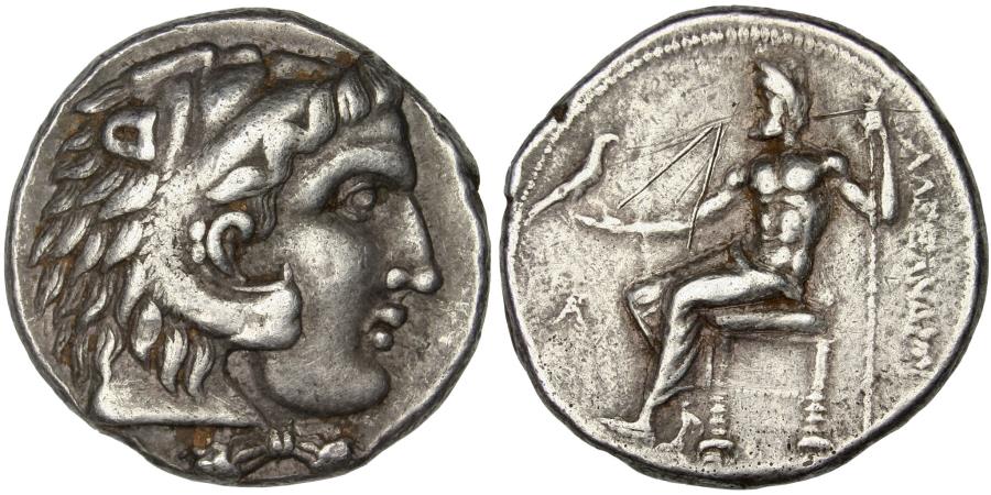 Coin, Kingdom of Macedonia, Alexander III The Great (336-323 BC), Heracles