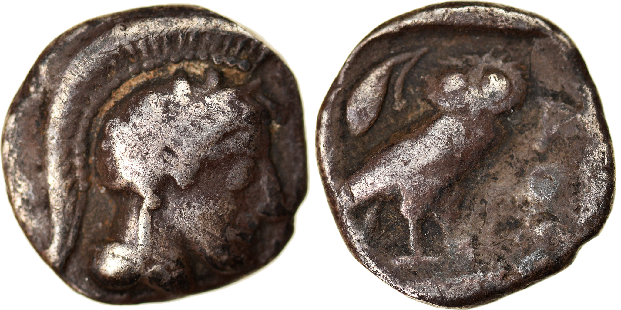 4/11 雄大様　② Coin, Attica, Athens, Obol, 454-404 BC, , Silver, HGC:4-1665