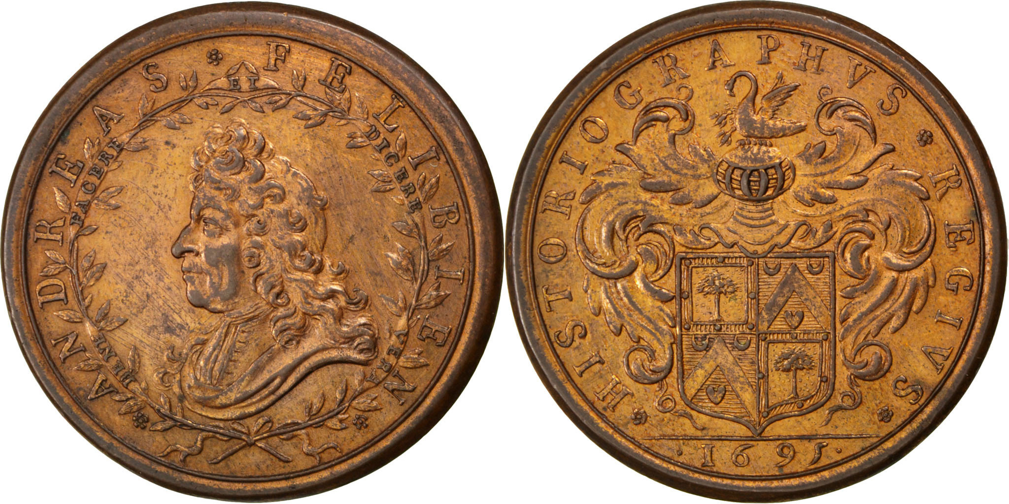 FRANCE, Arts & Culture, Louis XIV, Medal, , Bronze, 40, 28.90
