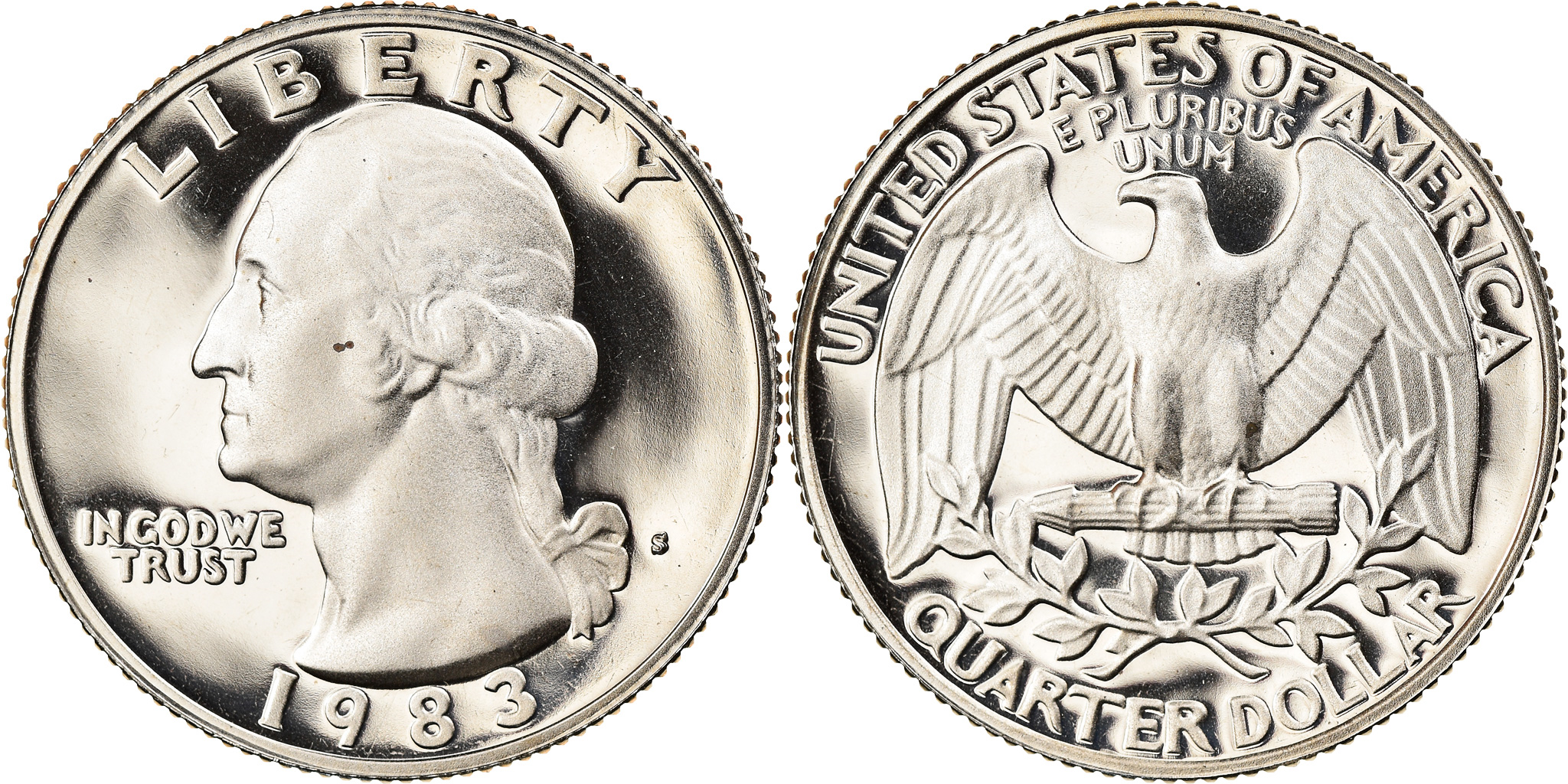 ⭐Mint⭐ Coin, United States, Washington Quarter, Quarter, 1983, U.S.