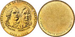World Coins - France, Medal, Bicentenaire de la Révolution Française - Danton et Desmoulins