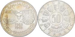 World Coins - Coin, Austria, 50 Schilling, 1963, MS(63), Silver, KM:2894