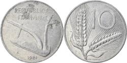 World Coins - Coin, Italy, 10 Lire, 1981, Rome, , Aluminum, KM:93