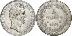 World Coins - France, 5 Francs, Louis-Philippe, 1830, Paris, Silver, , KM:736.1