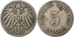 World Coins - GERMANY - EMPIRE, Wilhelm I, 5 Pfennig, 1894, Berlin, Copper-nickel,