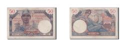 World Coins - Banknote, France, 50 Francs, 1947 French Treasury, Undated (1947), Undated