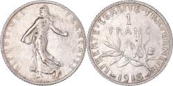 World Coins - Coin, France, Semeuse, Franc, 1915, Paris, , Silver, KM:844.1