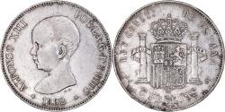 World Coins - Coin, Spain, Alfonso XIII, 5 Pesetas, 1892, Madrid, , Silver, KM:689