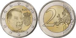 World Coins - Luxembourg, Henri, 2 Euro, Grand-Duc Henri, 2010, Utrecht, Special Unc.,