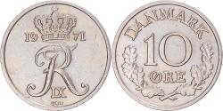 World Coins - Coin, Denmark, 10 Öre, 1971