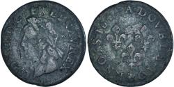World Coins - Coin, France, Louis XIII, Double Tournois, 1643, Paris, , Copper