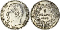 World Coins - Coin, France, Napoleon III, Franc, 1858, Paris, , Silver, KM:779.1
