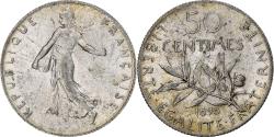 World Coins - France, 50 Centimes, Semeuse, 1898, Paris, Silver, , Gadoury:420