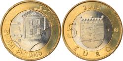 World Coins - Finland, 5 Euro, Maison traditionnelle d'Ostrobotnie, 2013, , Bi-Metallic