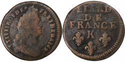 World Coins - France, Louis XIV, Liard, 1698, Bordeaux, Copper, , Gadoury:81