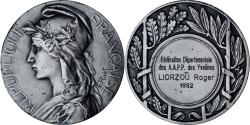 World Coins - France, Medal, Fédération Départementale des A.A.P.P des Yvelines, 1992