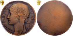 World Coins - France, 5 Francs, Morlon, n.d., Observe uniface prototype, Cupro-Aluminium