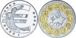 World Coins - France, Medal, Monnaies européennes, 2003, Proof, , Silver Plated