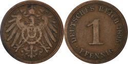 World Coins - Coin, GERMANY - EMPIRE, Wilhelm II, Pfennig, 1895, Karlsruhe, , Copper