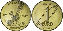World Coins - France, Medal, Essai 1 euro, 1995, Europa, , Bronze Florentin