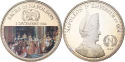 World Coins - France, Medal, Napoleon I, Sacre de Napoléon, Utrecht, Cupronickel, Colorized