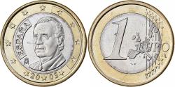 World Coins - Spain, 1 Euro, 2003, Madrid, Bi-Metallic,