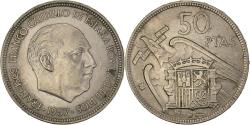 World Coins - Coin, Spain, Caudillo and regent, 50 Pesetas, 1959, , Copper-nickel