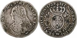 World Coins - France, Louis XV, 1/10 Écu aux branches d'olivier, 1729, Lille, Silver