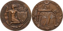 World Coins - France, Medal, Centenaire d'Arcachon, 1957, Bronze, Baron,