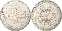 World Coins - France, 10 Euro, Bretagne, 2010, Paris, , Silver, KM:1648