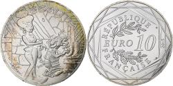 World Coins - France, 10 Euro, Astérix - Égalité, 2015, Monnaie de Paris, Silver,