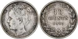 World Coins - Coin, Netherlands, Wilhelmina I, 10 Cents, 1903, , Silver, KM:135
