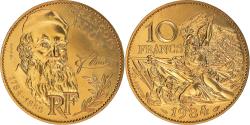 World Coins - Coin, France, François Rude, 10 Francs, 1984, ESSAI, , Nickel-Bronze