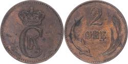 World Coins - Denmark, 2 Öre, 1874